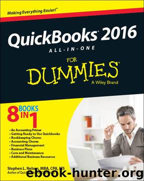 QuickBooks 2016 All-in-One For Dummies by Nelson Stephen L