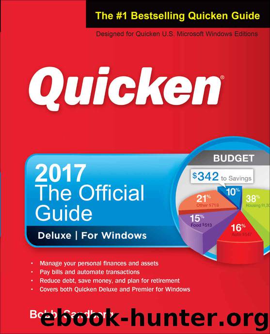 Quicken 2017 The Official Guide (Quicken : the Official Guide) by Sandberg Bobbi