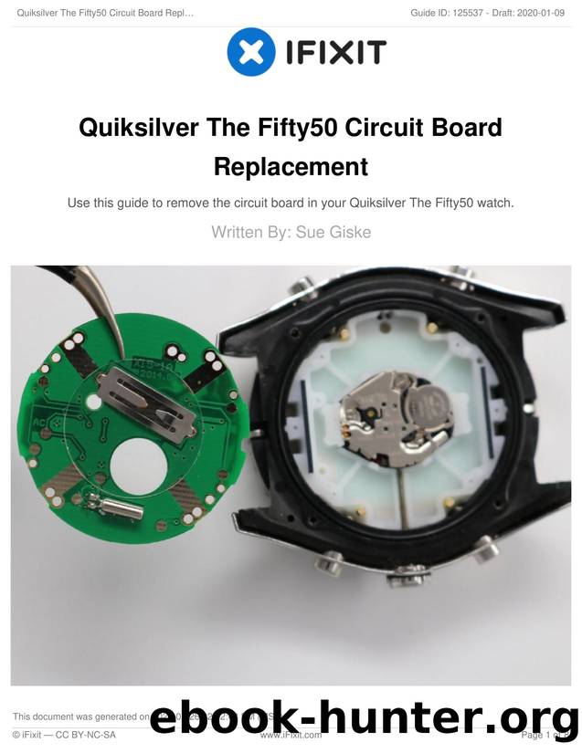 Quiksilver The Fifty50 Circuit Board Replacement by Unknown