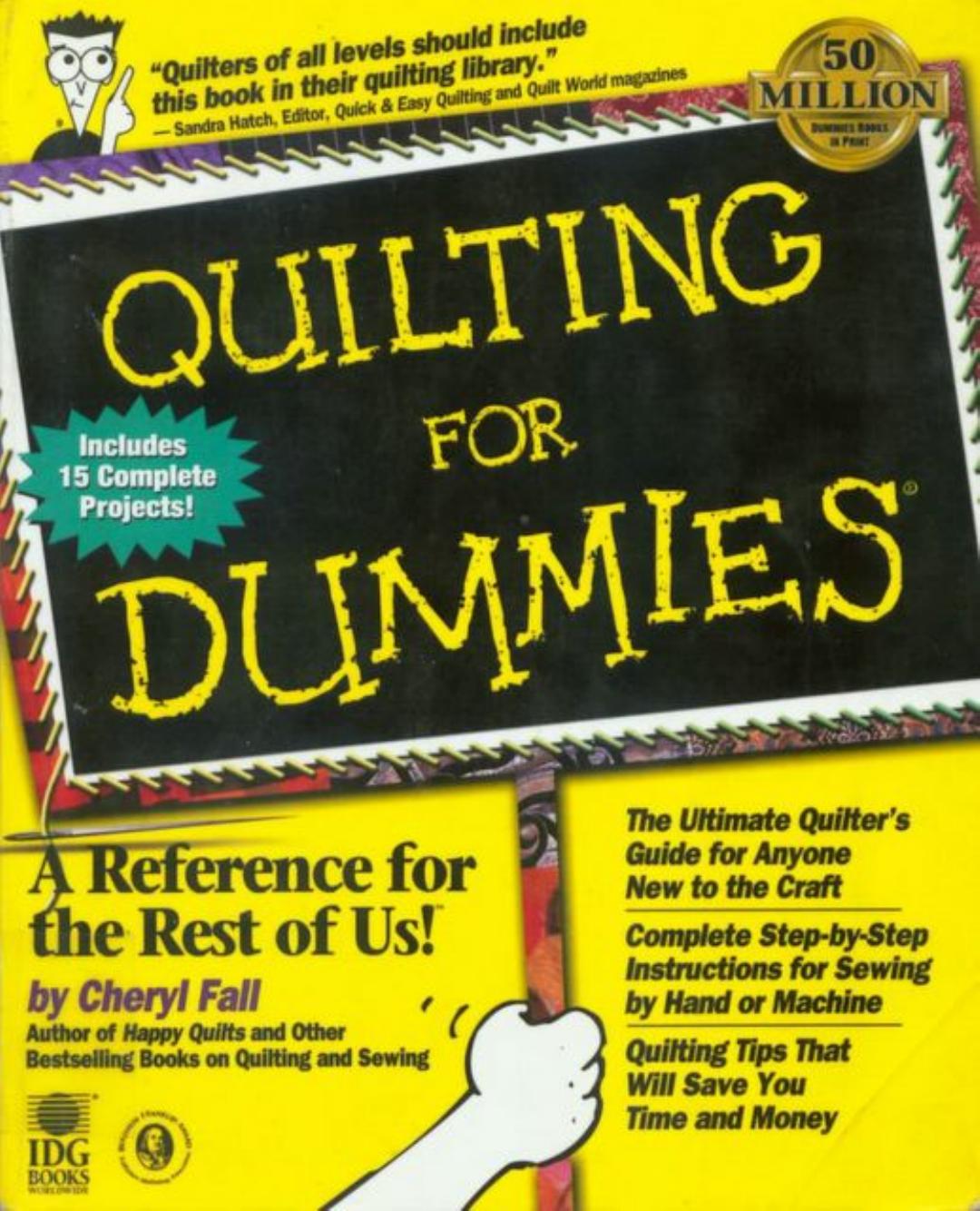 Quilting for Dummies by Unknown