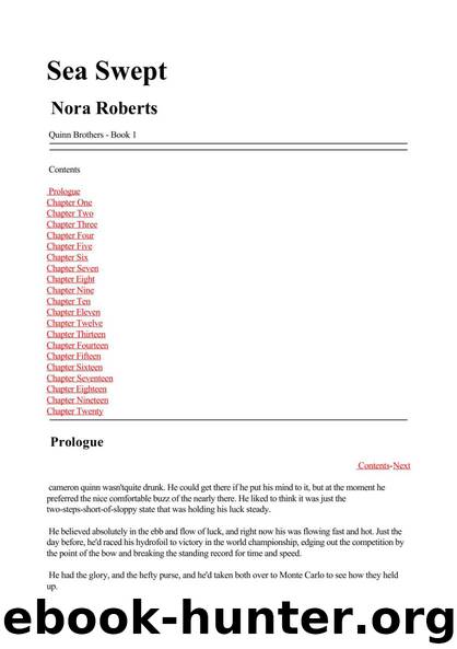 Quinn Brothers - 01 - Sea Swept by Nora Roberts