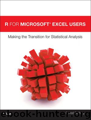 R for Microsoft® Excel Users: Making the Transition for Statistical Analysis by Conrad Carlberg
