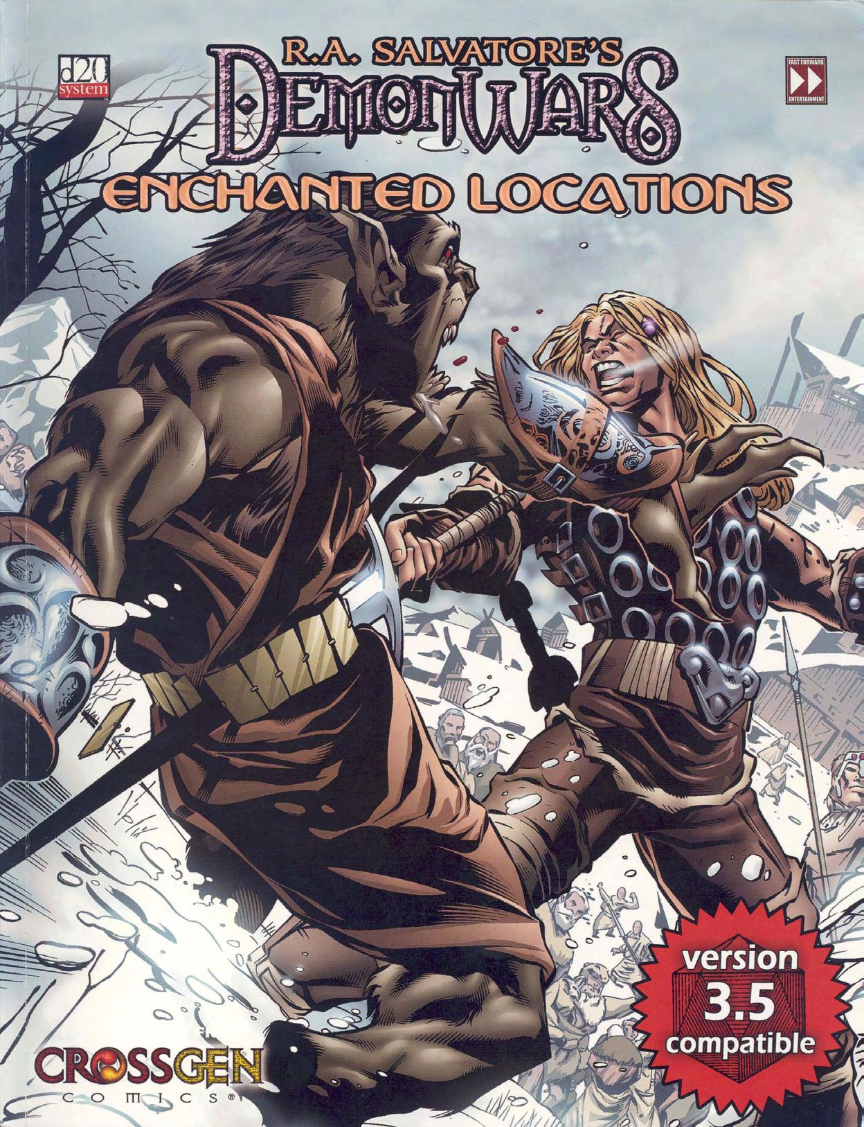 R.A. Salvatore's Demon Wars Enchanted Locations by Unknown