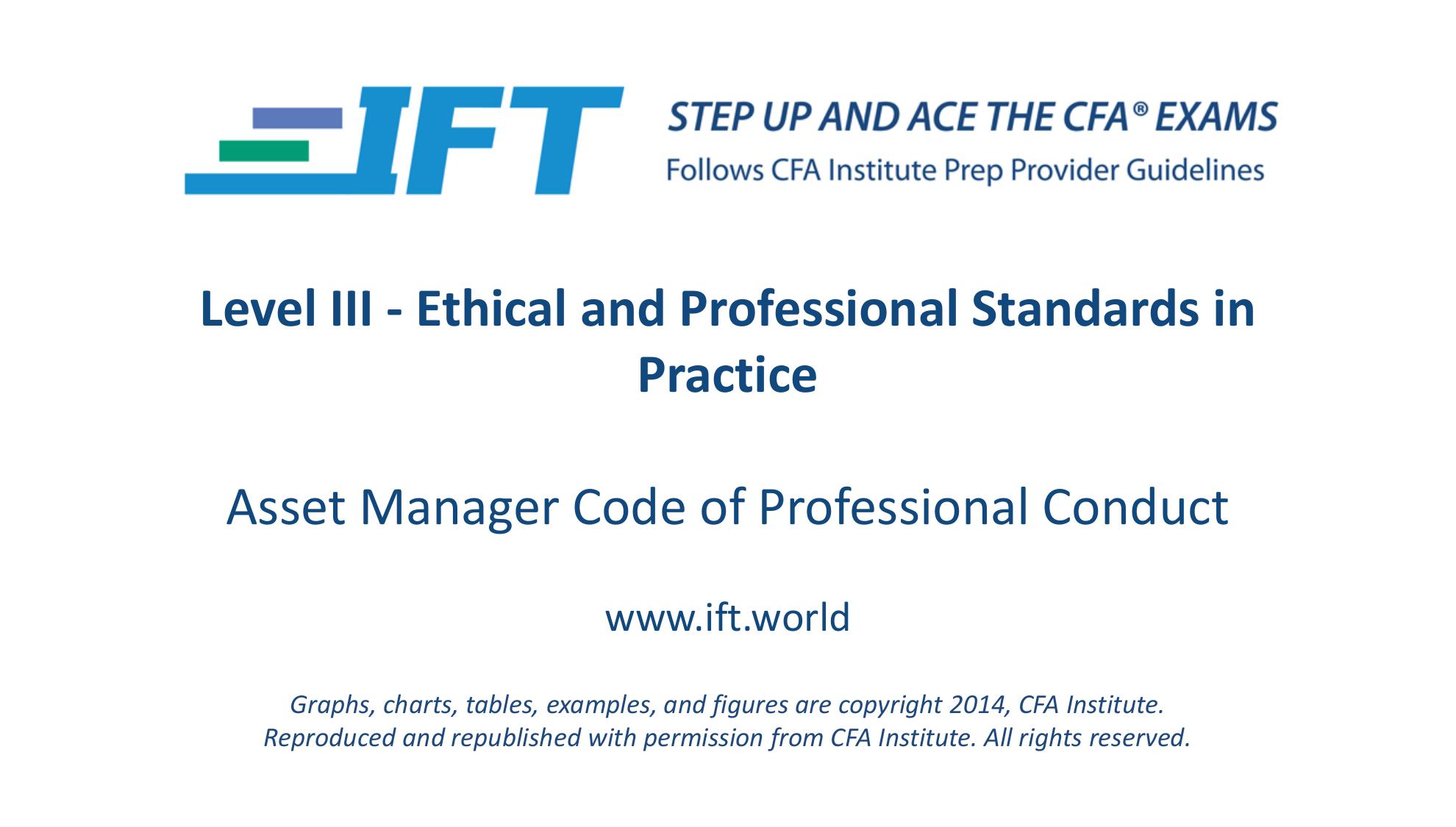 R04 Asset Manager Code of Conduct Slides by Unknown