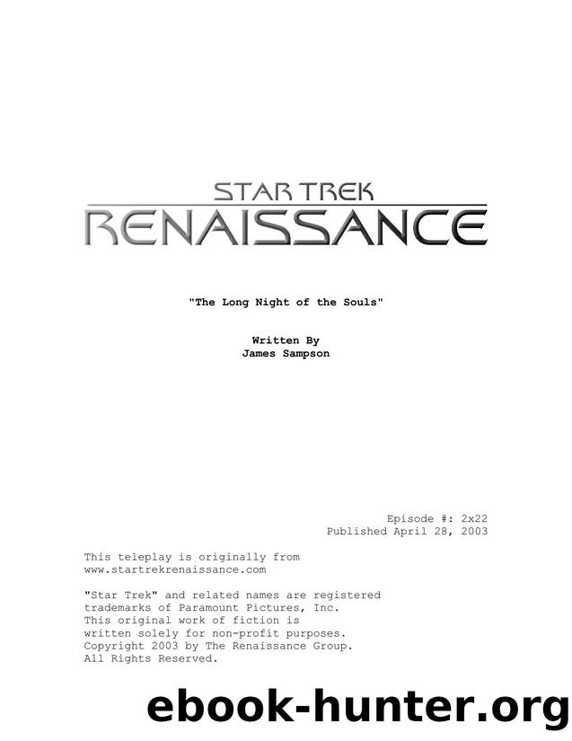 REN 02x22 - The Long Night of the Souls - James Sampson by Star Trek