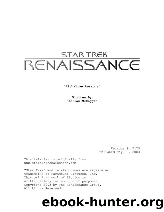 REN 02x23 - Aithalian Lessons - Hadrian McKeggan by Star Trek