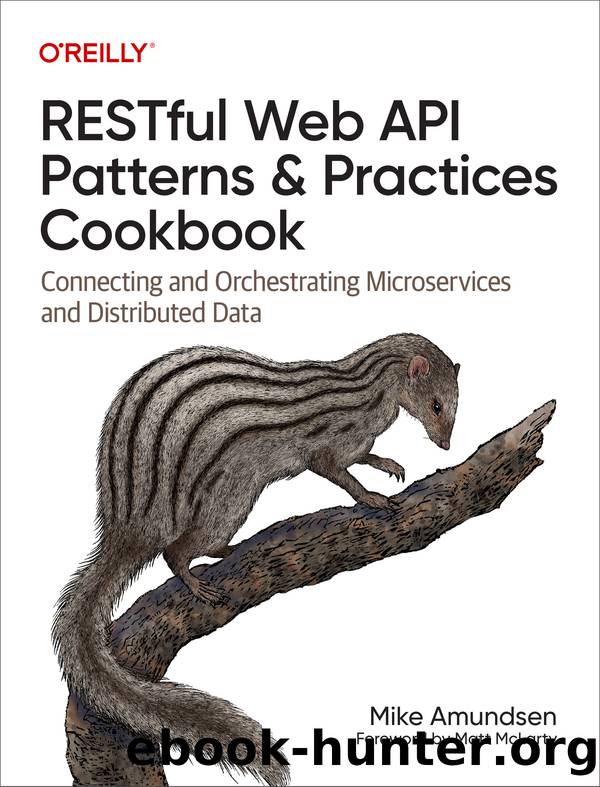RESTful Web API Patterns and Practices Cookbook by Mike Amundsen