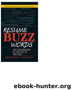 RESUME BUZZ WORDS by Erik Herman & Sarah Rocha;
