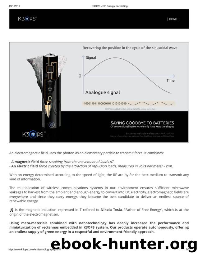 RF TO DC BATTERY crystal K3OPS by Unknown