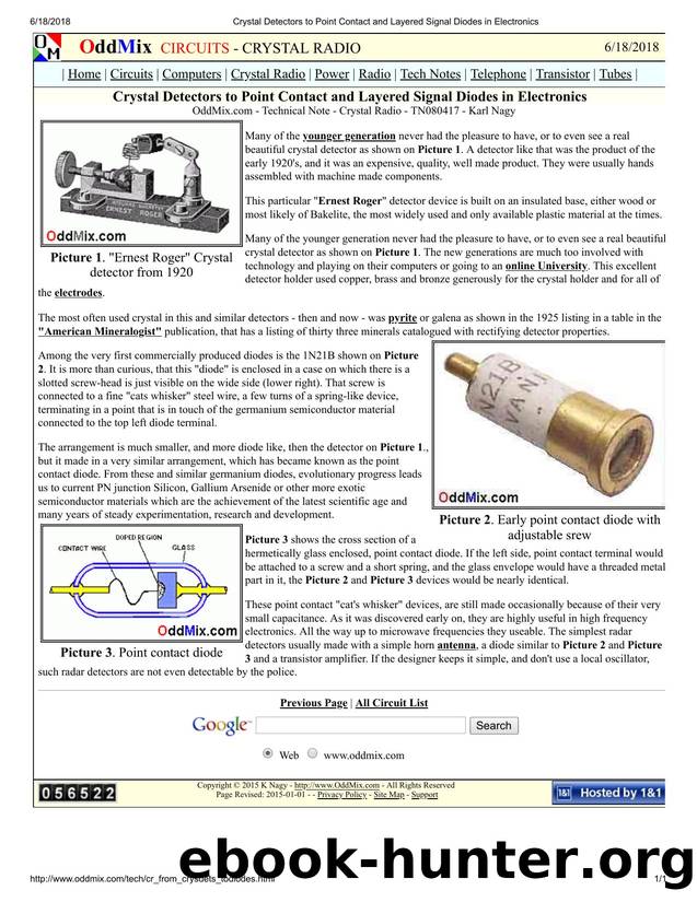 RF TO DC LARGE Diodes in Electronics by Unknown