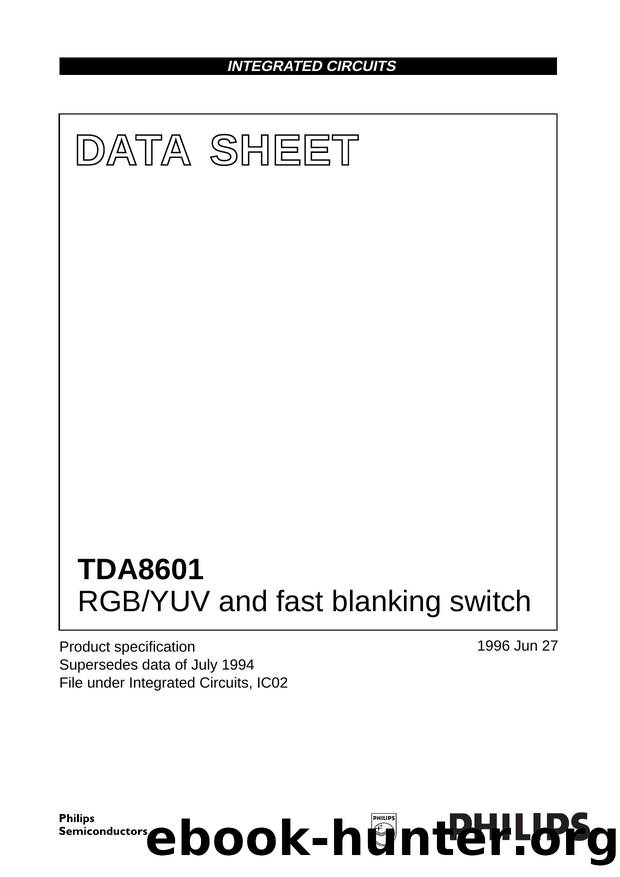 RGBYUV and fast blanking switch by Philips Semiconductors