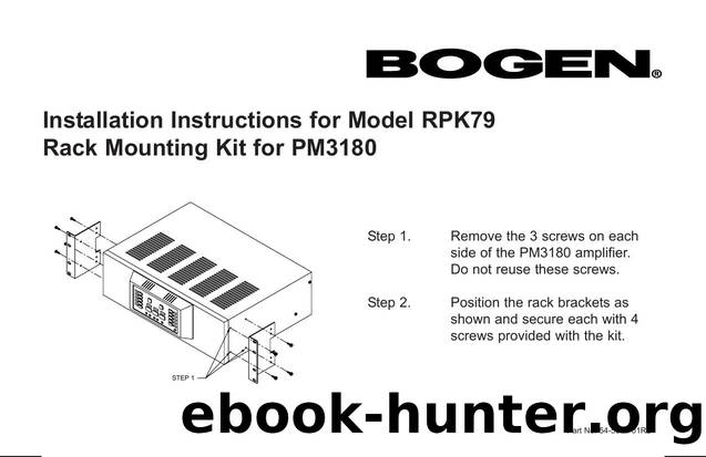 RPK79 Manual - Rack Mount for PM3180 by Brit Byrnes