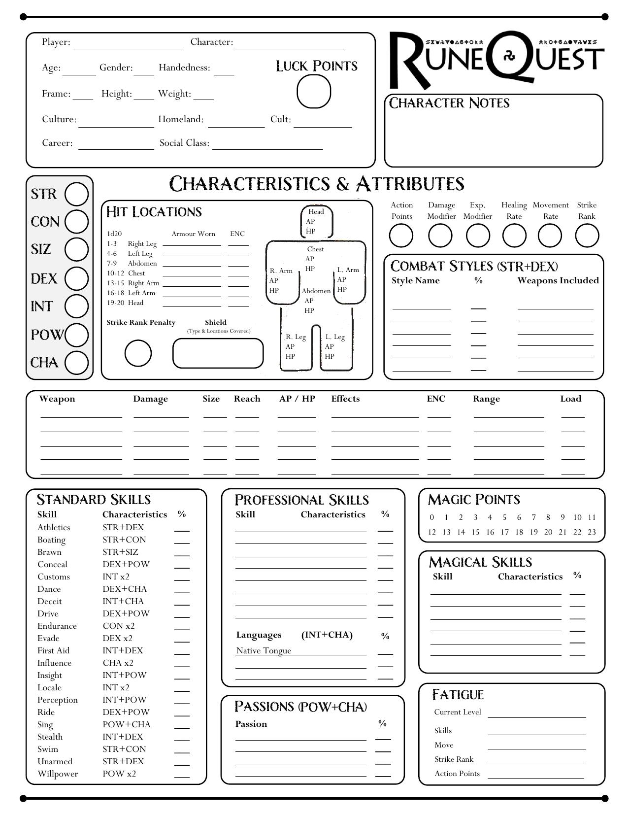 RQ6 Character Sheet by User Name