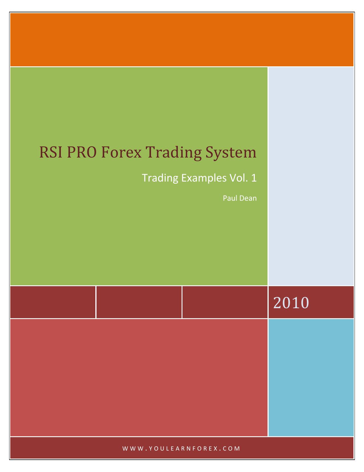 RSI PRO Forex Trading System by Paul Dean
