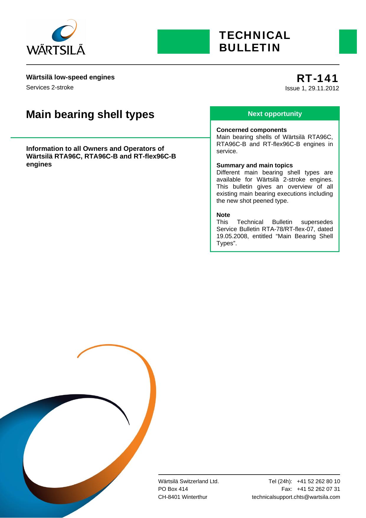 RT-141 Main Bearing Shell Types RT96 by pba001