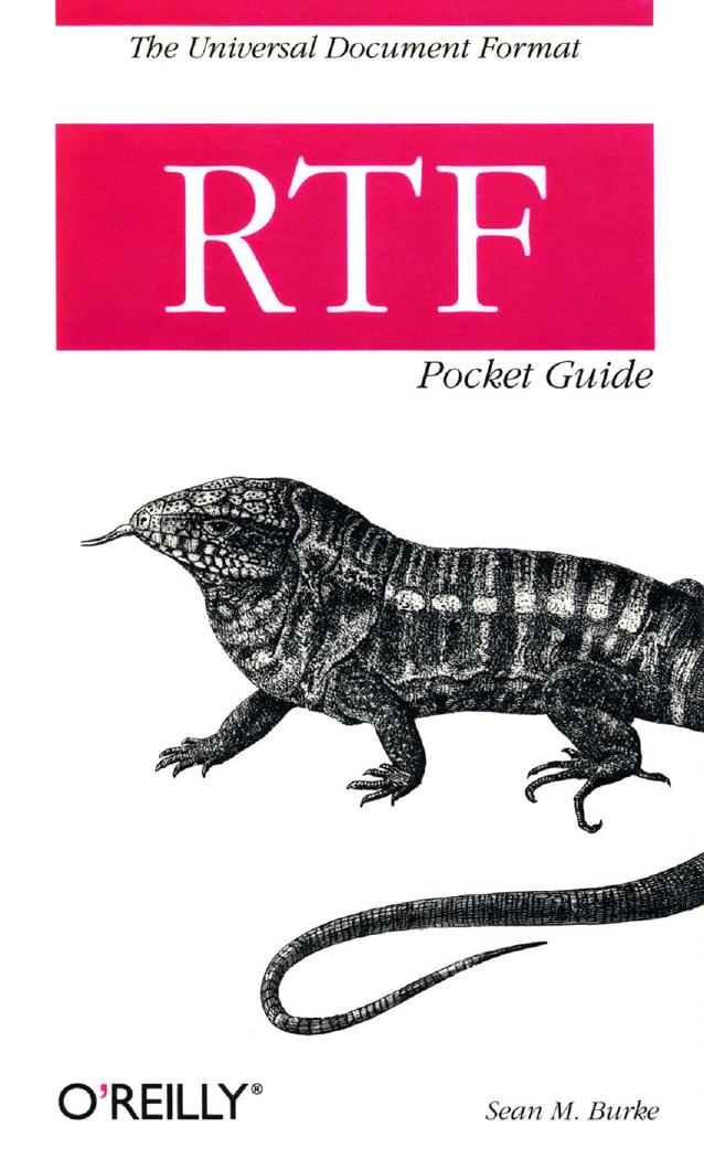 RTF Pocket Guide by Sean Burke