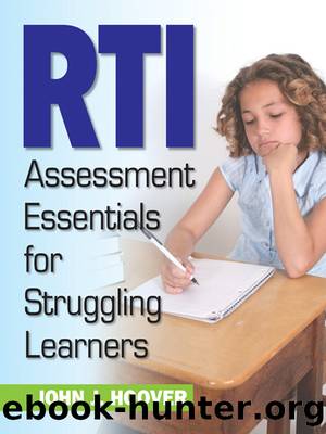 RTI Assessment Essentials for Struggling Learners by Hoover John J.;