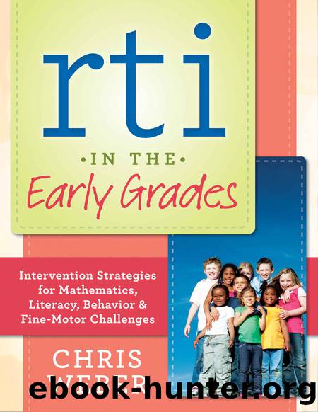 RTI in the Early Grades by Weber Chris;