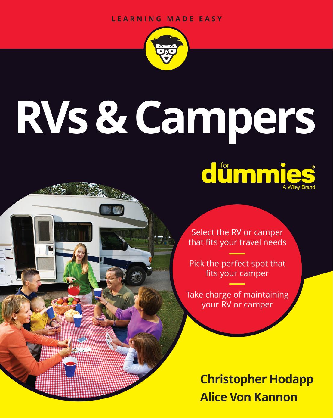 RVs & Campers For Dummies by Christopher Hodapp Alice Von Kannon