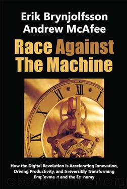 Race Against The Machine: How the Digital Revolution is Accelerating Innovation, Driving Productivity, and Irreversibly Transforming Employment and the Economy by Brynjolfsson Erik & McAfee Andrew