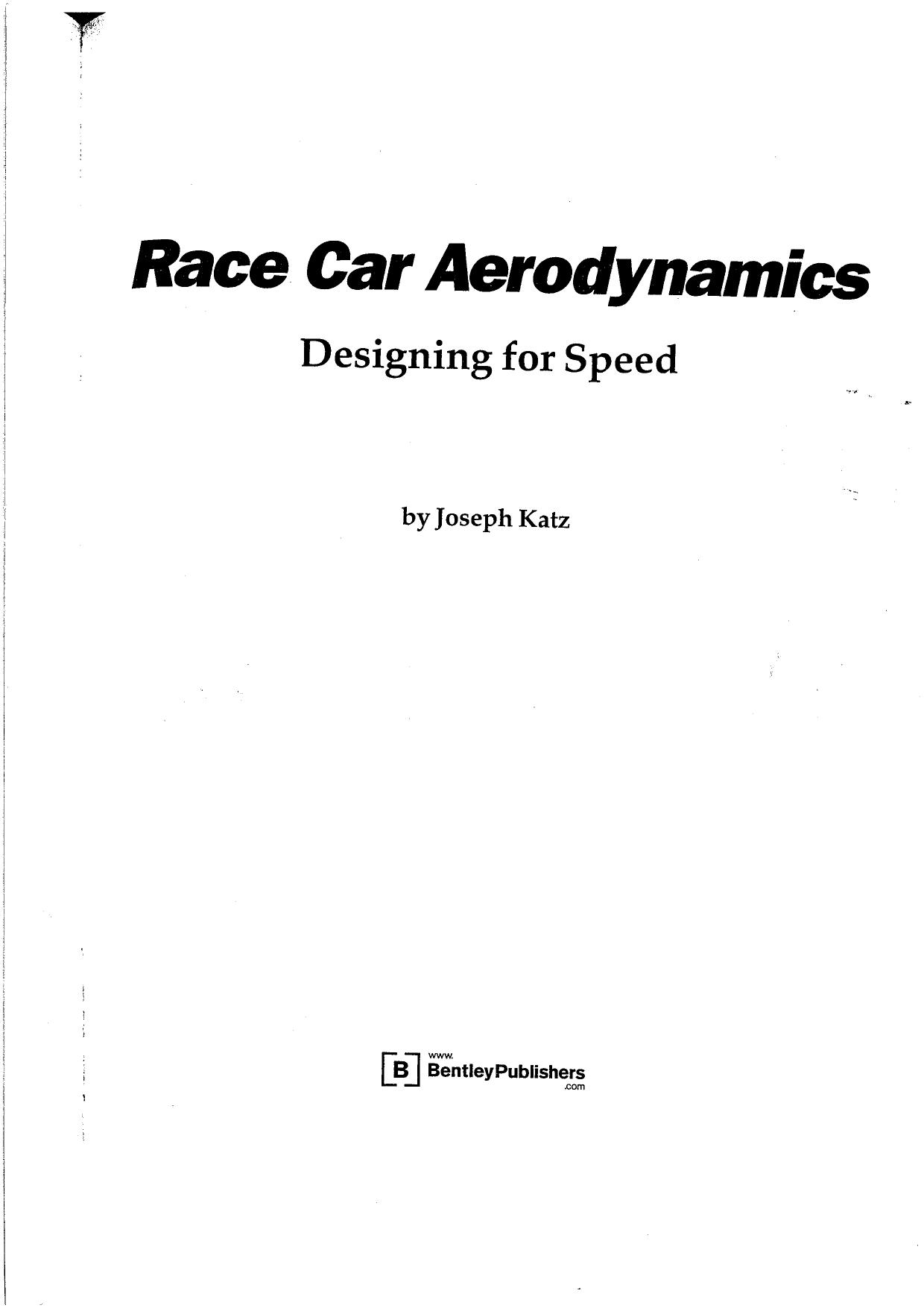Race Car Aecrodynamics, Designing for Speed.pdf by Elio