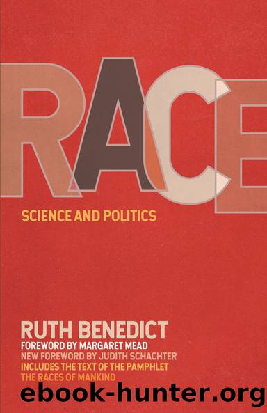 Race by Ruth Benedict;