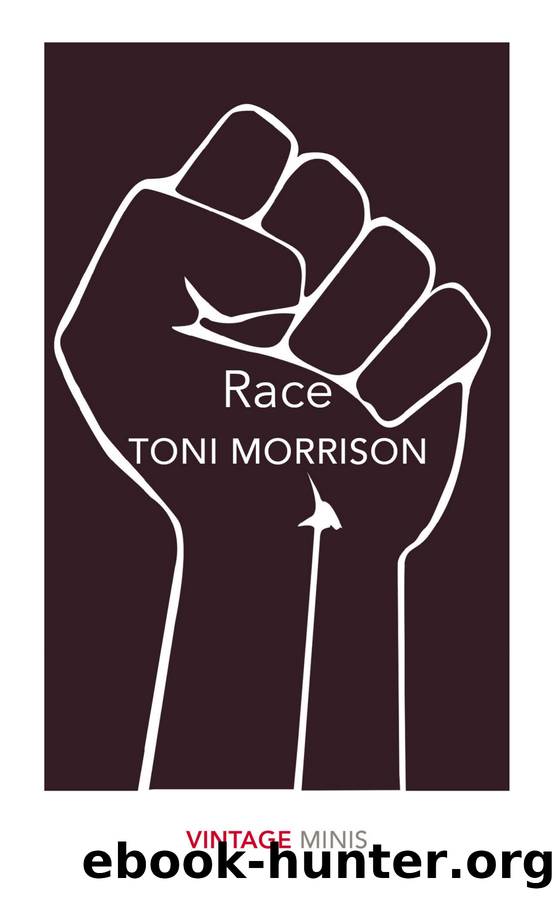 Race by Toni Morrison