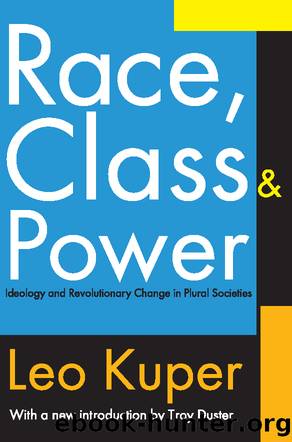 Race, Class, and Power by Leo Kuper