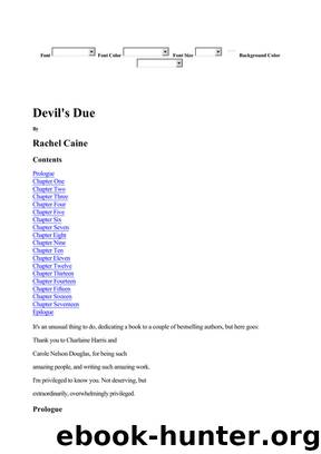 Rachel Caine - Red Letter Days 2 by Devil's Due
