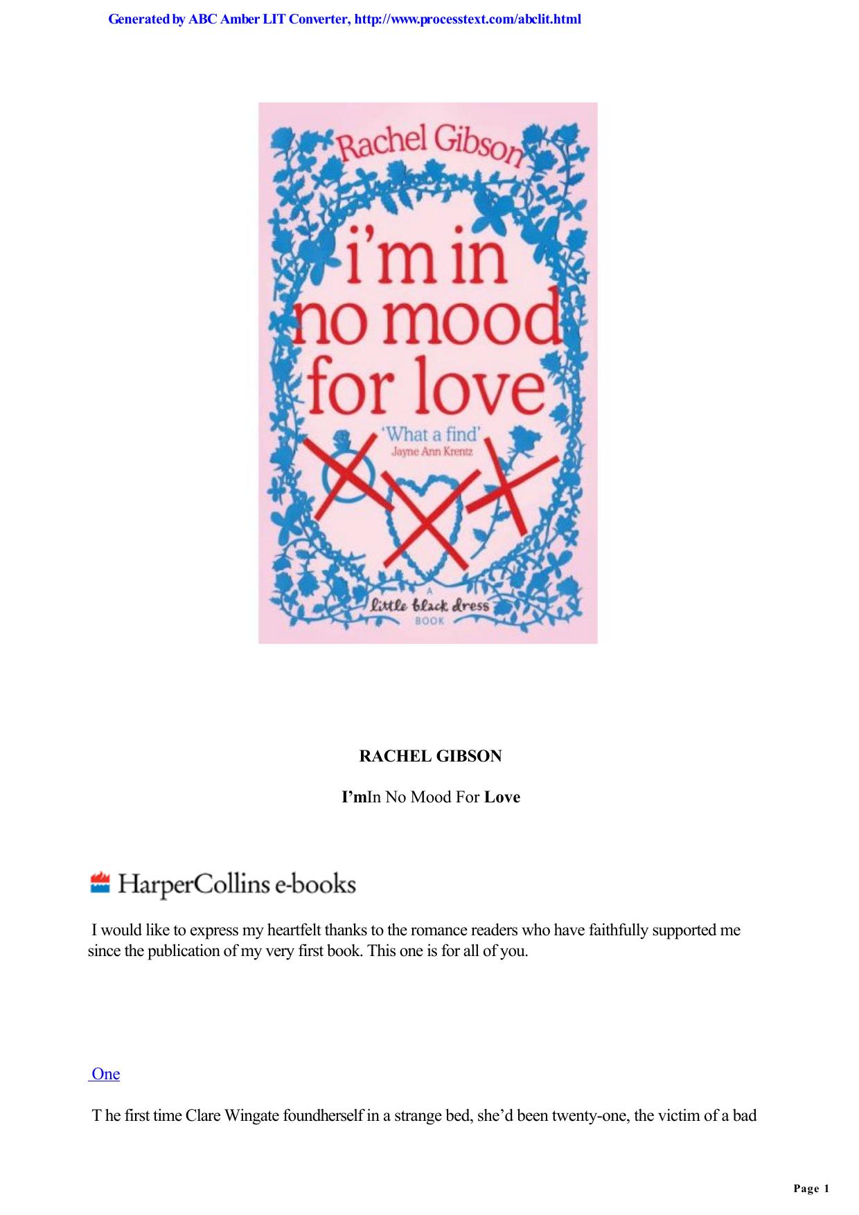Rachel Gibson - Sex, Lies, and Online Dating 02 by I'm In No Mood for Love