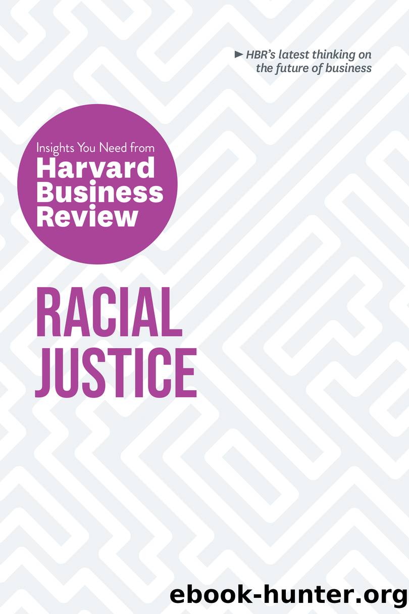 Racial Justice by Harvard Business Review