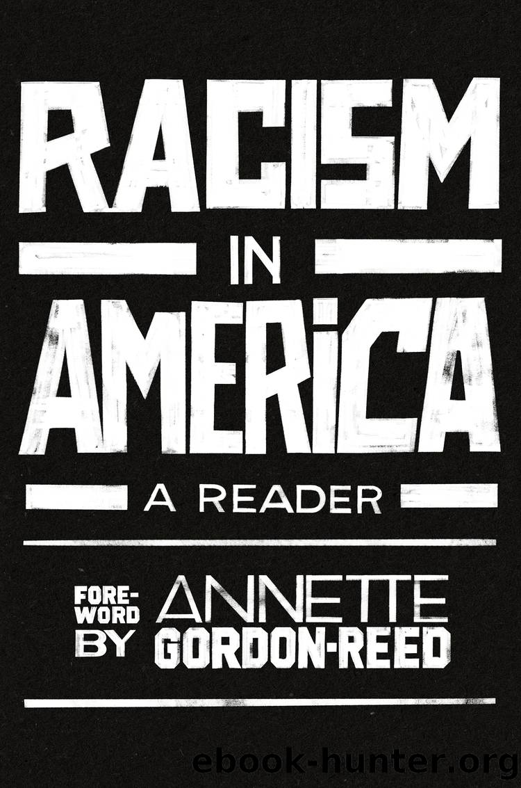 Racism in America by Annette Gordon-Reed