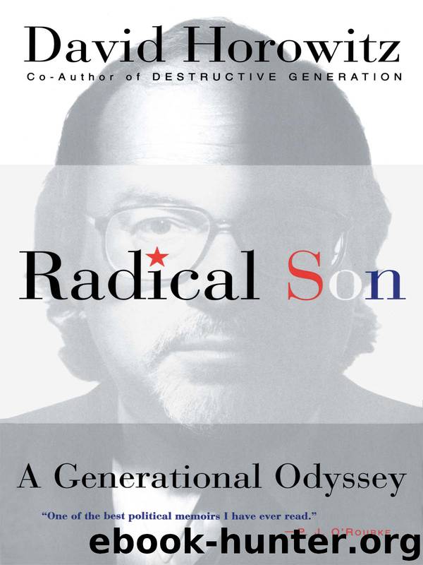 Radical Son: A Generational Oddysey by Horowitz David