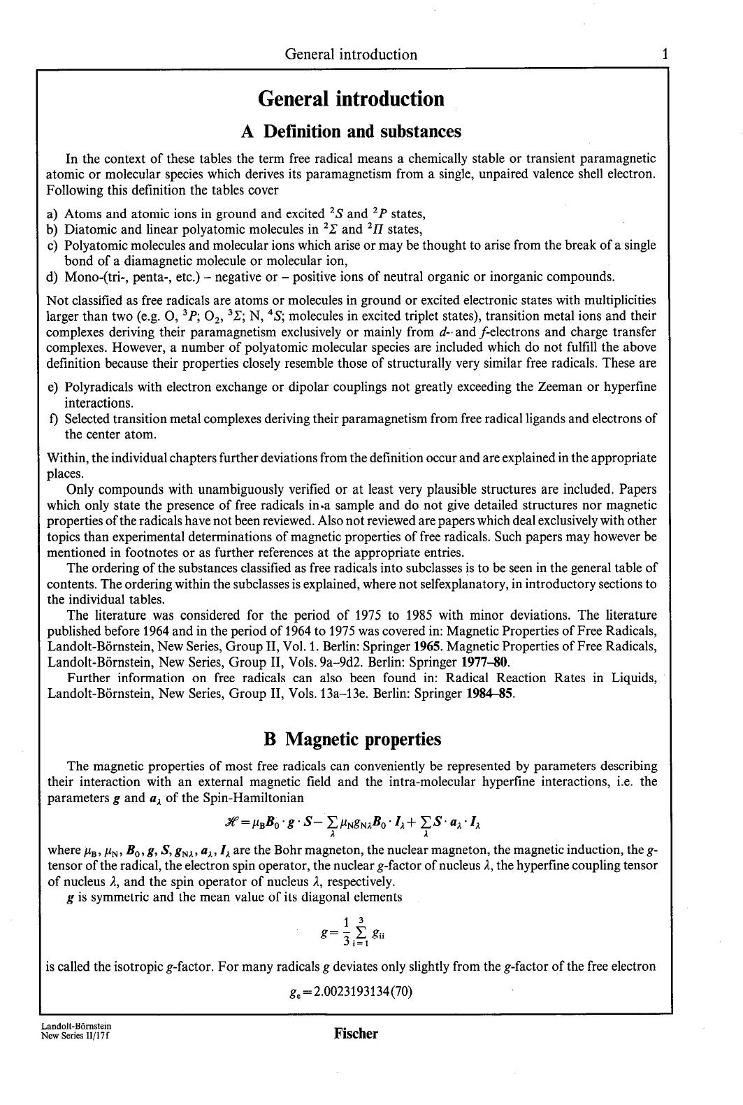 Radicals Centered on Heteroatoms with Z > 7 and Selected Anion Radicals II by H. Fischer (auth.) H. Fischer (eds.)