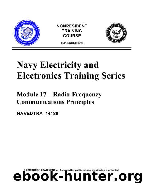 Radio-Frequency Communications Principle by Naval Education & Training Professional Development & Technology Center