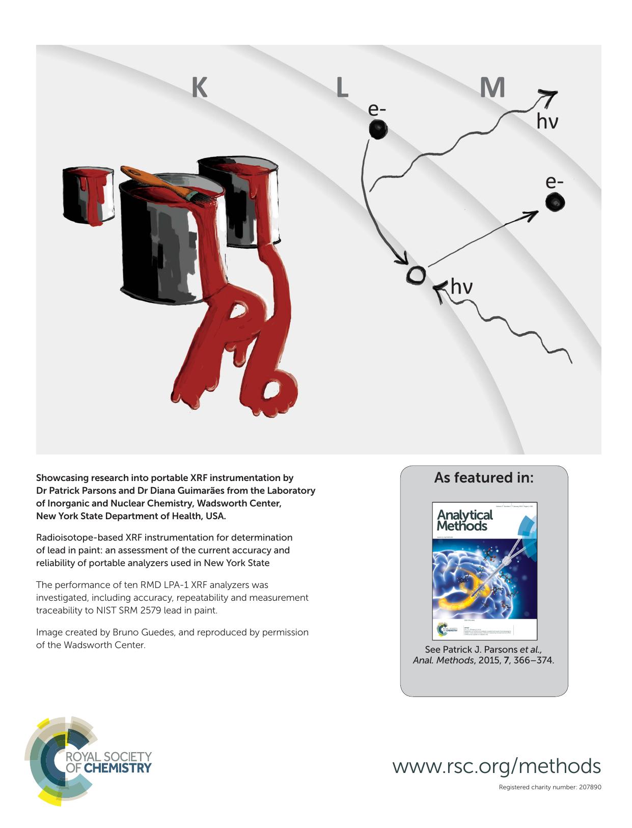 Radioisotope-based XRF instrumentation for determination of lead in paint: an assessment of the current accuracy and reliability of portable analyzers used in New York State by Diana Guimarães & Tracie M. Cleaver & Steven F. Martin & Patrick J. Parsons