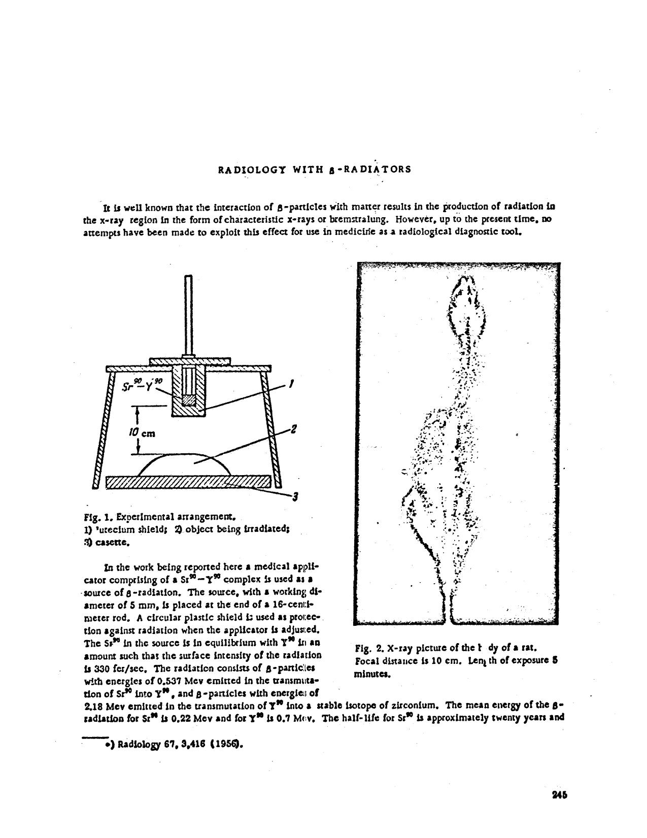 Radiology with &#x03B2;-radiators by Unknown