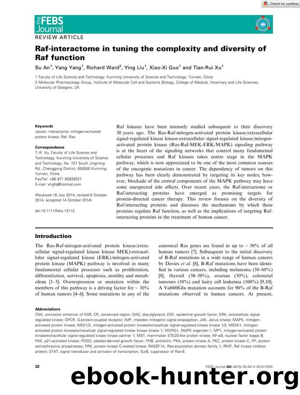 Rafâinteractome in tuning the complexity and diversity of Raf function by Unknown
