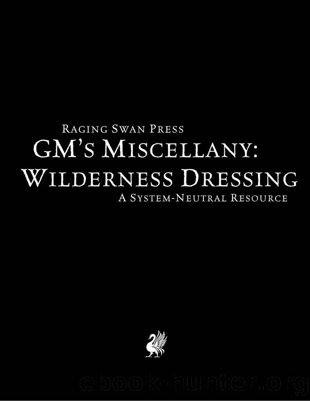 Raging Swan GM's Miscellany Wilderness [print] by Unknown