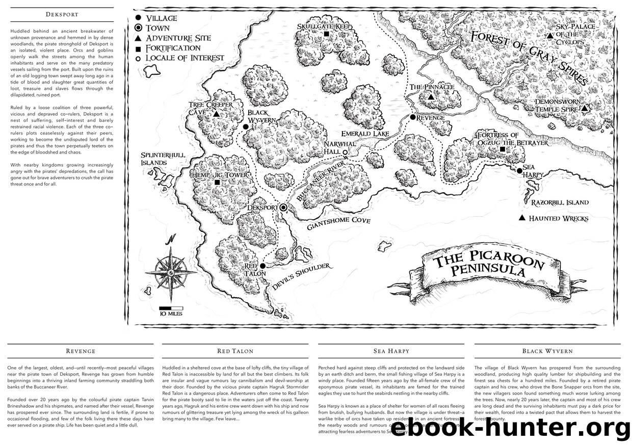 Raging Swan Picaroon Peninsula players family friendly map by Unknown