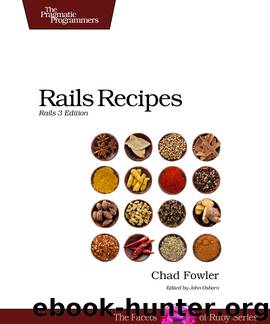 Rails Recipes (for Roman Fäckl) by Chad Fowler