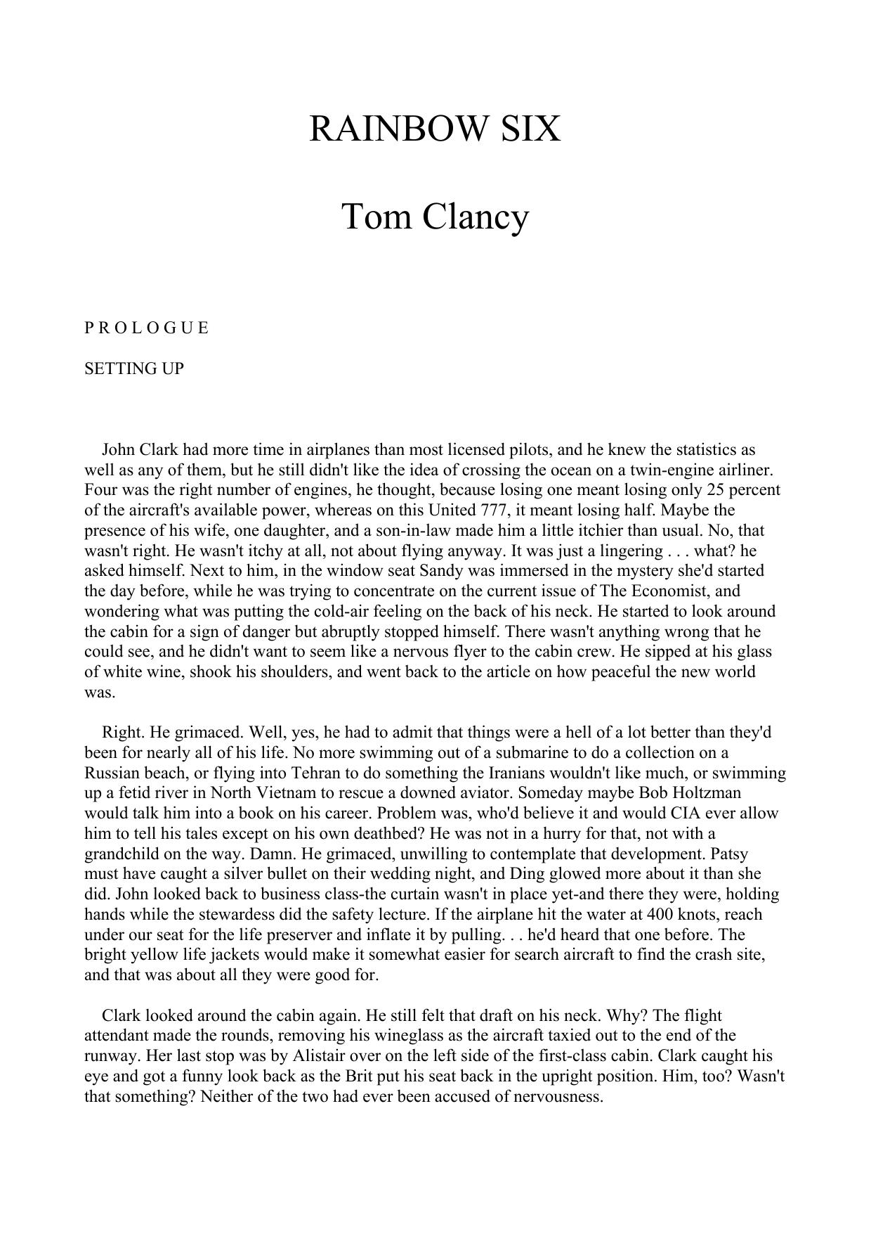 Rainbow Six by Tom Clancy