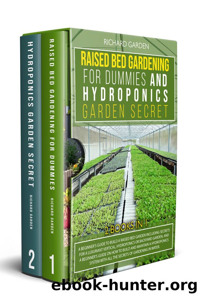 Raised Bed Gardening for Dummies and Hydroponics Garden Secret: 2 books in 1: Beginner Guides to Build a Raised Bed Garden and how to Build and Maintain ... System, including tips and tricks by Garden Richard