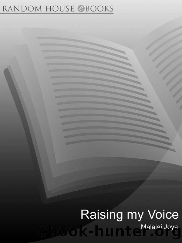 Raising my Voice by Malalai Joya