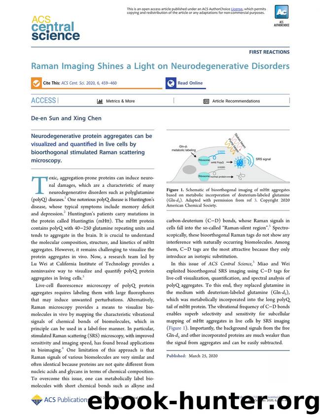 Raman Imaging Shines a Light on Neurodegenerative Disorders by De-en Sun (ORCID: 0000-0002-3664-2035) & Xing Chen (ORCID: 0000-0002-3058-7370)