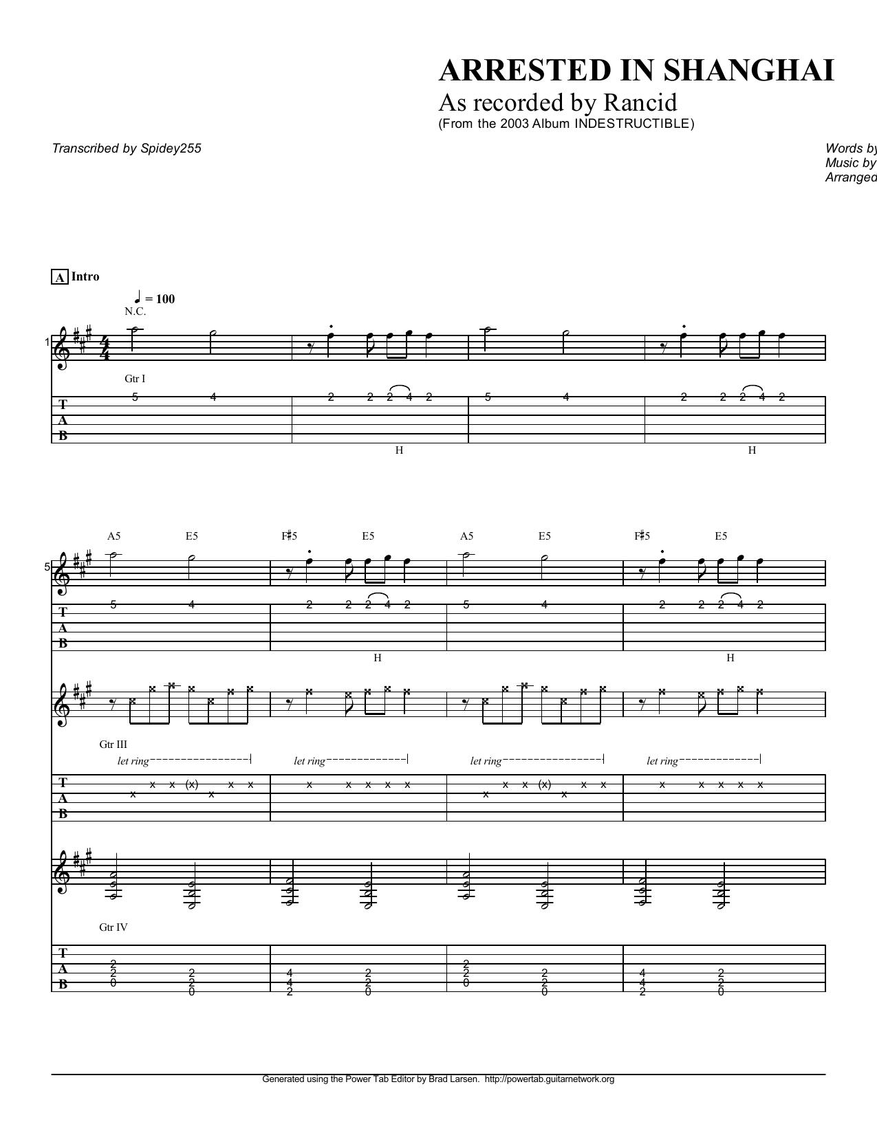 Rancid - Arrested In Shanghai.p by princess