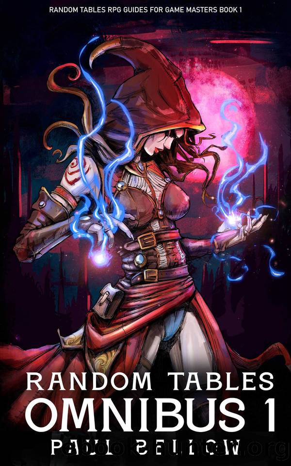 Random Tables Omnibus 1 (Random Tables RPG Guides for Game Masters) by Bellow Paul