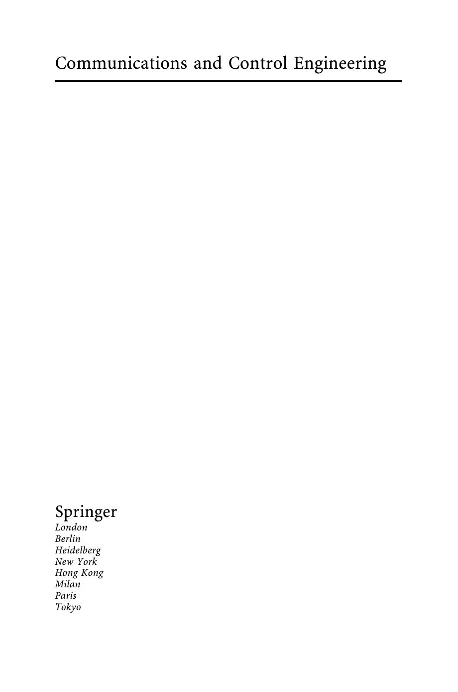 Randomized Algorithms for Analysis and Control of Uncertain Systems (Communications and Control Engineering) by Roberto Tempo Giuseppe Calafiore Fabrizio Dabbene