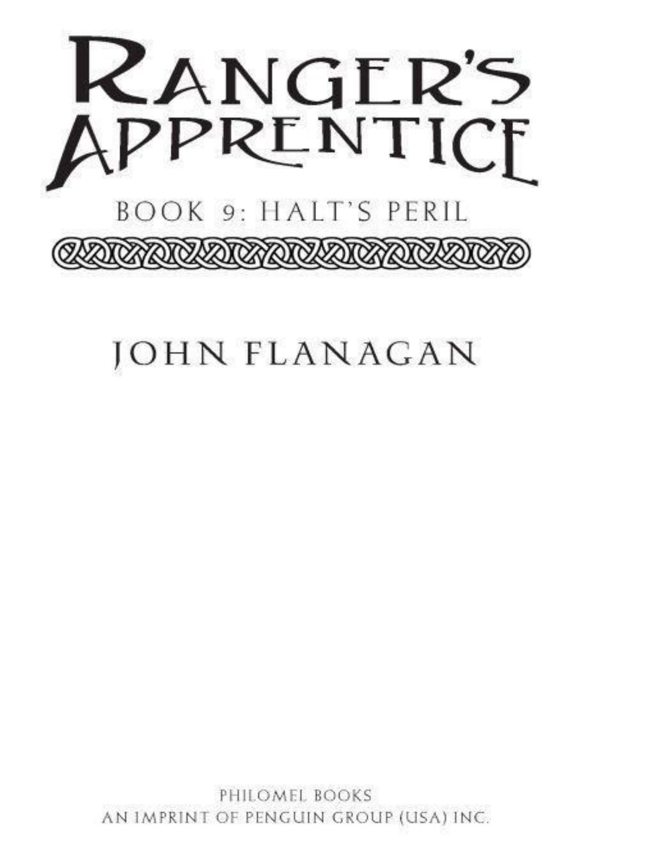 Ranger's Apprentice, Book 9: Halt's Peril by Flanagan John