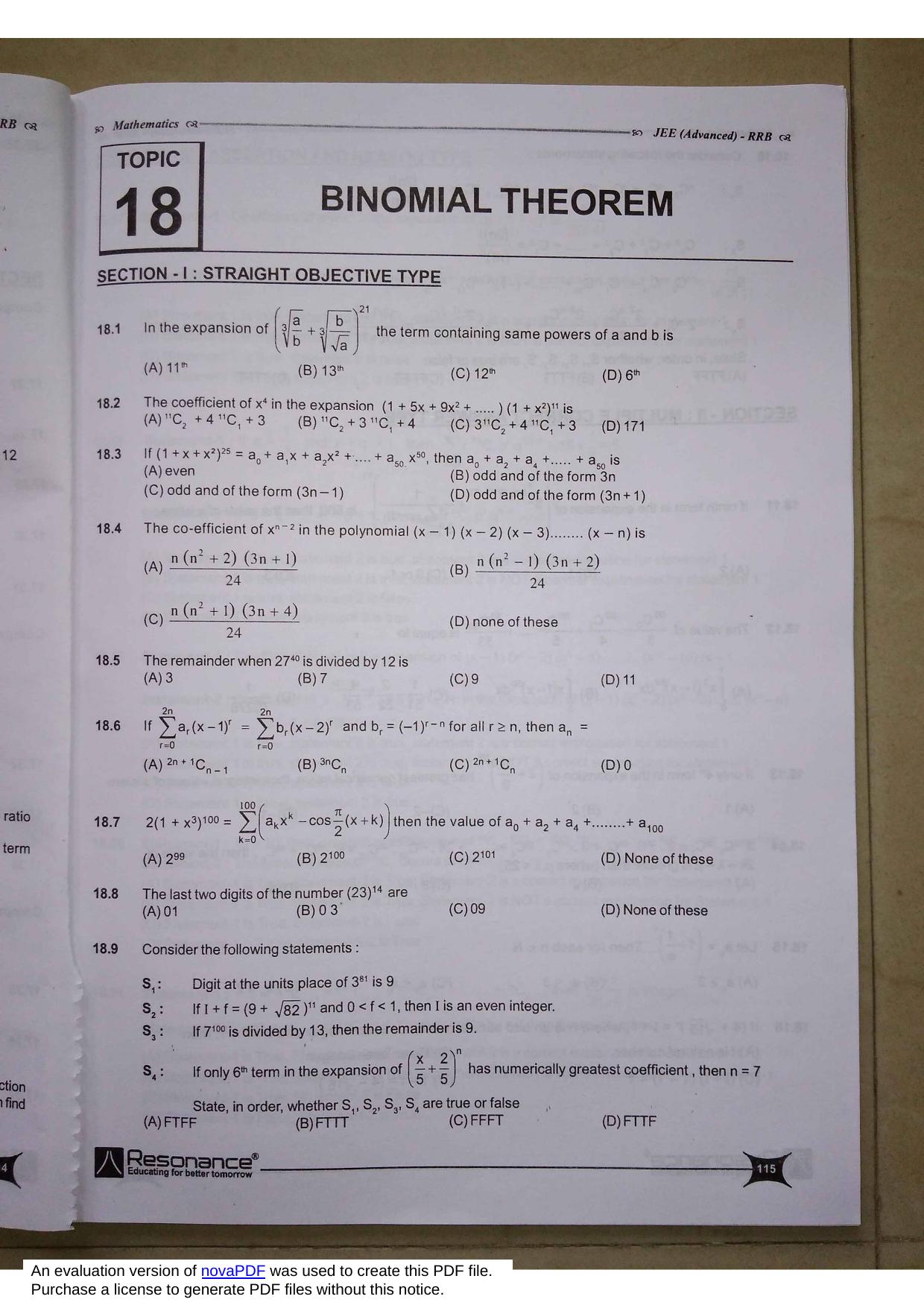 Rank Booster Maths JEE Adv Part2.pdf by resonance